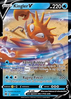 Brilliant Stars Kingler V #28 card