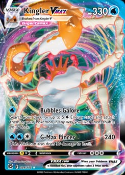Brilliant Stars Kingler VMAX #29 card