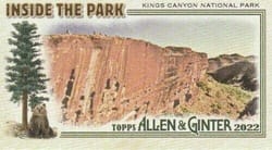 2022 Topps Allen & Ginter Mini Inside the Park Kings Canyon National Park #ITP-24 card