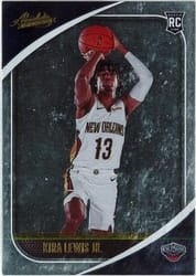 2020-21 Panini Absolute Memorabilia Base Set Kira Lewis Jr #64 card