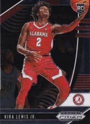 2020 Panini Prizm Draft Picks Base Set Kira Lewis Jr #24 card