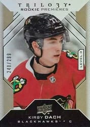 2019-20 Upper Deck Trilogy Base Set Kirby Dach #124 card