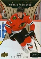 2019-20 Upper Deck Trilogy Base Set Kirby Dach #58 card