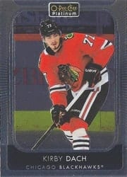 2021-22 O-Pee-Chee Platinum Base Set Kirby Dach #31 card