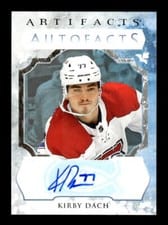 2023-24 Upper Deck Artifacts Autograph Facts Kirby Dach #AF-KD card