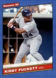 2020 Donruss Base Set Kirby Puckett #217 card