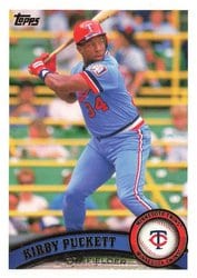 2021 Topps Archives Base Set Kirby Puckett #271 card