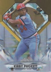 2022 Topps Chrome Update Diamond Greats Die-Cuts Kirby Puckett #DGC-38 card