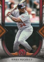 2022 Topps Museum Collection Base Set Kirby Puckett #27 card
