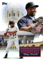 2024 Topps Update Legendary Home Field Advantage Kirby Puckett #LHA-15 card
