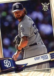 2019 Topps Big League Base Set Kirby Yates #333 card