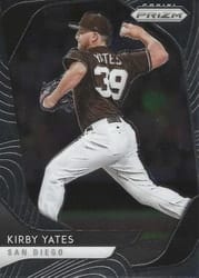 2020 Panini Prizm Base Set Kirby Yates #21 card