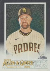 2020 Topps Allen & Ginter Chrome Base Set Kirby Yates #175 card