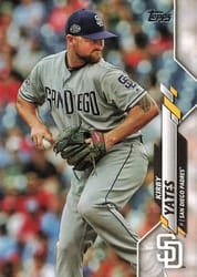 2020 Topps Base Set Kirby Yates #25 card