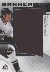 2022-23 SP Game Used 2022 NHL All-Star Game Banner Year Relics Kirill Kaprizov #BYAS-KK card