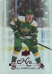 2022-23 Upper Deck 1999-00 Upper Deck Retro History Class Kirill Kaprizov #HC-32 card