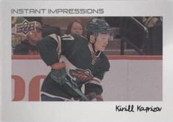 2022-23 Upper Deck Instant Impressions Kirill Kaprizov #PZ-10 card