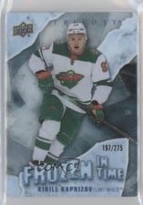 2022-23 Upper Deck Trilogy Frozen in Time Kirill Kaprizov #FT-KK card