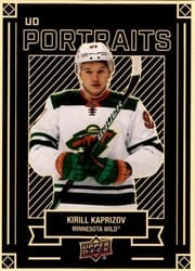 2022-23 Upper Deck UD Portraits Kirill Kaprizov #P-22 card