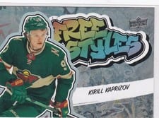 2022 Upper Deck Freestyles Kirill Kaprizov Red #FS-24 card