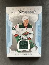 2023-24 Upper Deck Artifacts NHL Remnants Kirill Kaprizov #NR-KK card
