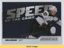 2024-25 Upper Deck Credentials Speed of the Game Stars Kirill Kaprizov #SG-KK card