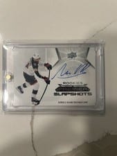 2022-23 Upper Deck Premier Premier Slapshots Autograph Rookies Kirill Marchenko #PSAR-KM card