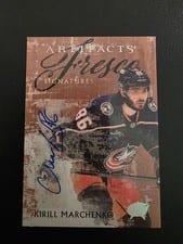 2024-25 Upper Deck Artifacts Fresco Signatures Kirill Marchenko #FS-KM card