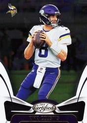 2018 Panini Certified Base Set Kirk Cousins #95 card