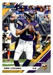 2019 Donruss Base Set Kirk Cousins #154 card