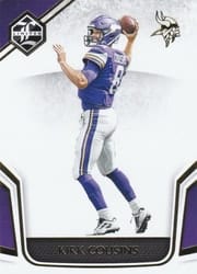 2019 Panini Limited Base Set Kirk Cousins #72 card