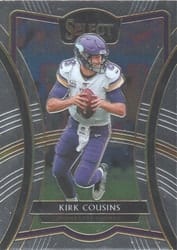2019 Panini Select Base Set Kirk Cousins #133 card