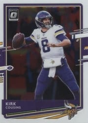 2020 Donruss Optic Base Set Kirk Cousins #63 card