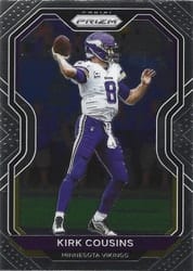 2020 Panini Prizm Base Set Kirk Cousins #215 card