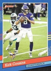 2021 Donruss Retro 1991 Kirk Cousins #91-13 card