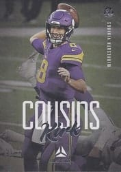 2021 Panini Luminance Base Set Kirk Cousins #65 card