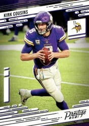 2021 Panini Prestige Base Set Kirk Cousins #159 card