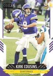 2021 Score Base Set Kirk Cousins #146 card