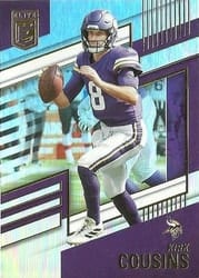 2022 Donruss Elite Base Set Kirk Cousins #75 card