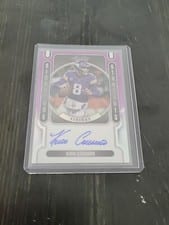 2022 Panini Absolute Signature Standouts Kirk Cousins #SS-KC card