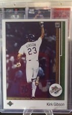 1989 Upper Deck Kirk Gibson #666 card
