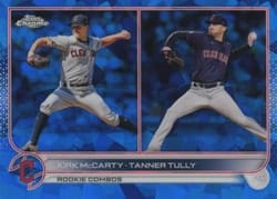 2022 Topps Chrome Update Sapphire Edition Base Set Kirk McCarty / Tanner Tully #US78 card