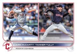 2022 Topps Update Base Set Kirk McCarty / Tanner Tully #US78 card