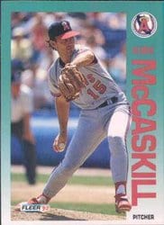 1992 Fleer Base Set Kirk McCaskill #64 card