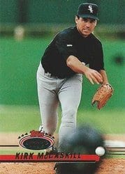 1993 Stadium Club Base Set Kirk McCaskill #166 card