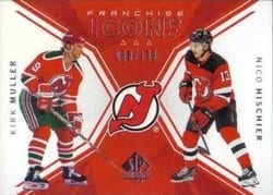 2018-19 SP Authentic Base Set Kirk Muller/Nico Hischier #123 card