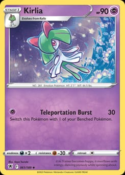Astral Radiance Kirlia #61 card