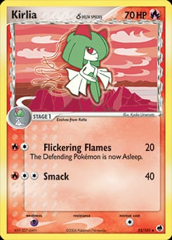 Dragon Frontiers Kirlia δ #33 card