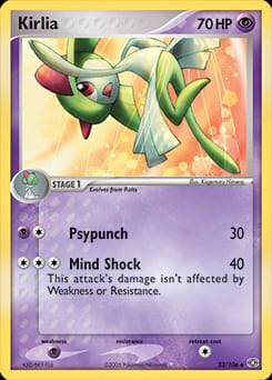 2005 Emerald Kirlia #33 card