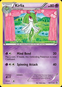 Legendary Treasures Kirlia #60 card